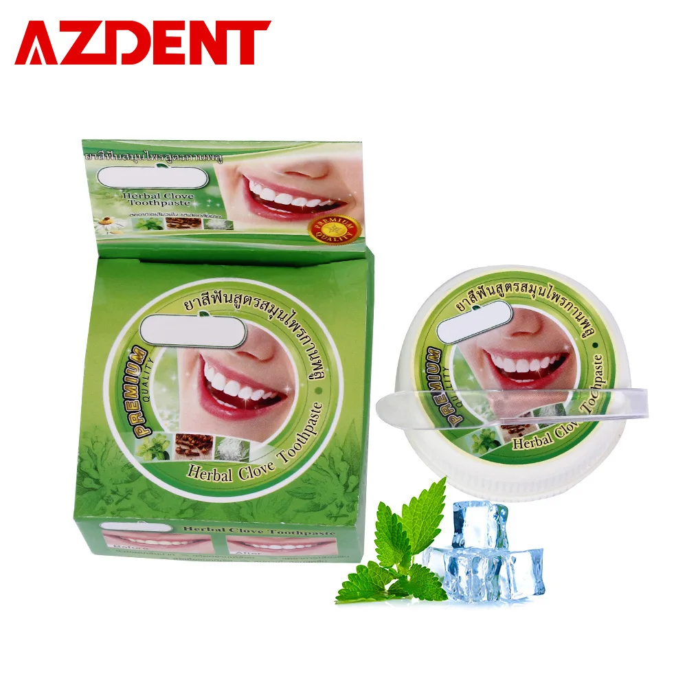 10g/25g Herb Mint Tooth Whitening Toothpaste Natural Herbal Clove Tooth