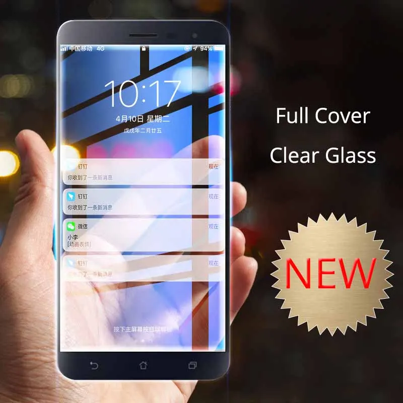 

Full Cover Tempered Glass For Zenfone 3 ZE520KL 5.2" Protective Glass Screen Protector For ASUS 3 ZE552KL 5.5" Protection Film