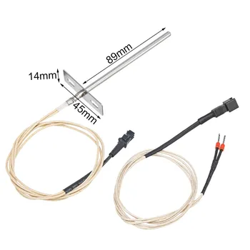 

SOS304 thermal PT1000 resistor Temperature Probe Sensor Replacement Fits for Wood Pellet Grill