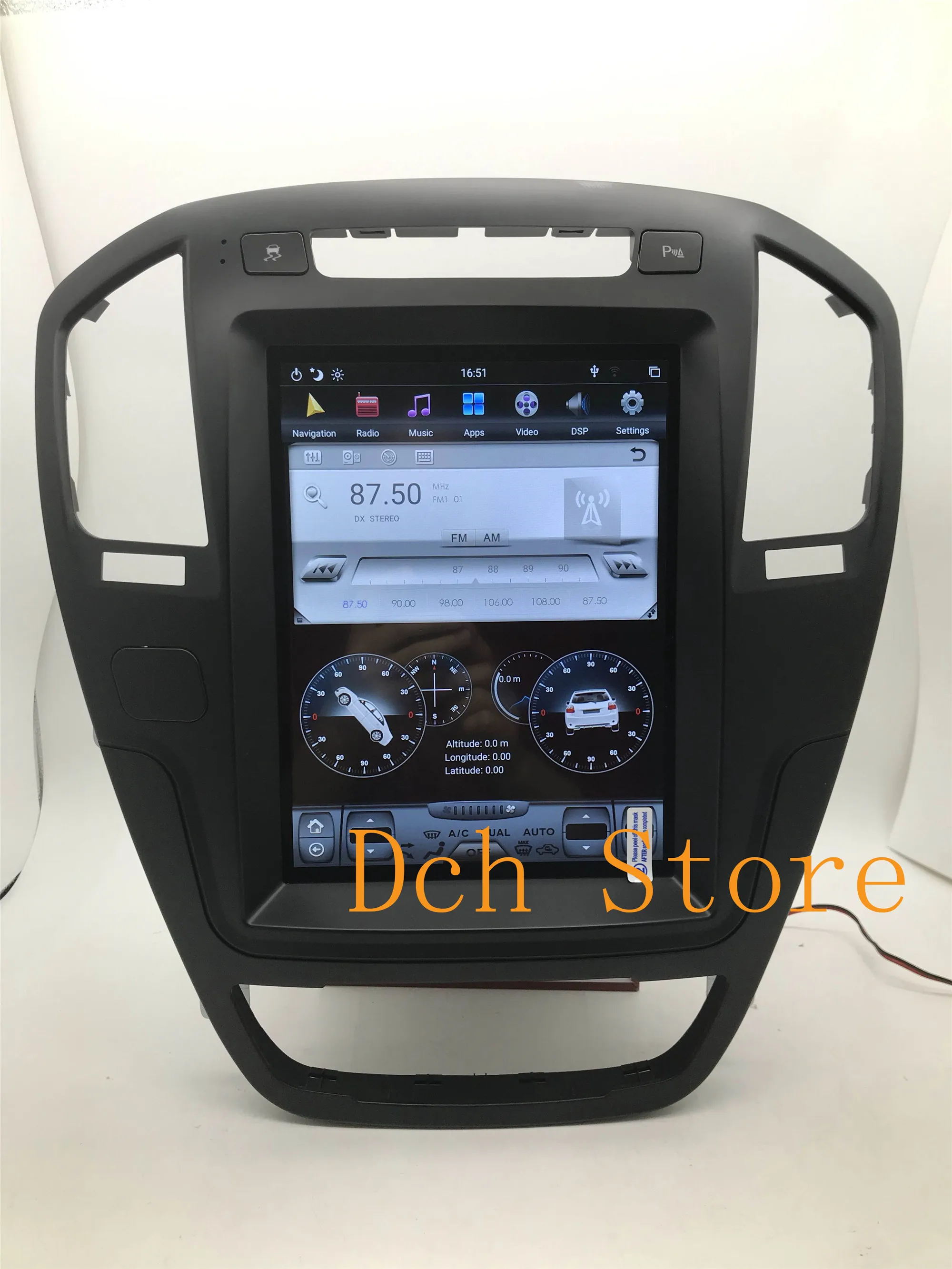 10 4 ''вертикальный экран Tesla стиль Android 9 0 автомобильный DVD GPS плеер для Opel Insignia