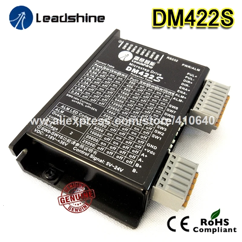 Новое поступление Leadshine DSP шаговый привод DM422S шаговый привод Max 36 VDC совместимый с шаговым приводом DM422C или DM422