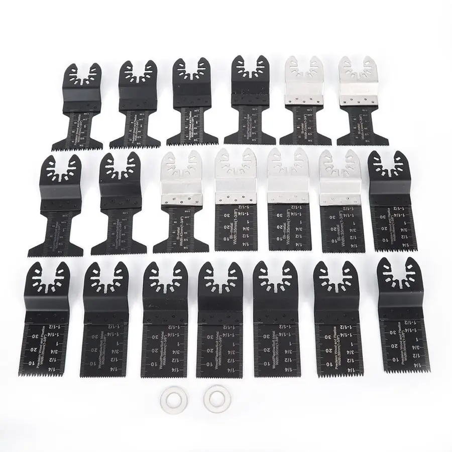 

20Pcs Saw Blades Woodworking Cutting Wheel Power Tool Accessory With Built-In Length Markers Power Tool Accessory