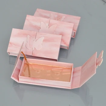 

Wholesale Eyelash Packaging Box Lash Boxes Package Custom Rectangle Magnetic Storage Supplies Cosmetic Case Vendors
