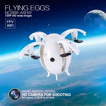 

Four-axis Aircraft Aerial Photography 668-A6HW Flying Egg Quadcopter Helicopter 360 degree rolling WIFI Real Time Transmitter