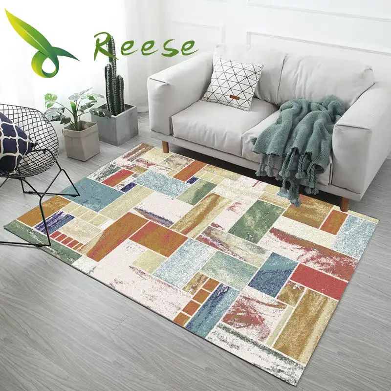 

Summer Carpets Floral Prints Modern Living Room Home Nordic Bedroom Bedside Blanket Area Rug Soft Study Room Teppich Rugs Floor