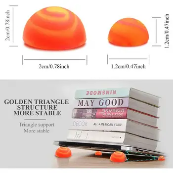 

4pcs/Set Laptop Cooling Pads Ball Cooler Universal Notebook Practical Feet Skidproof Reduction Cooler Heat Stand Holder J7B8