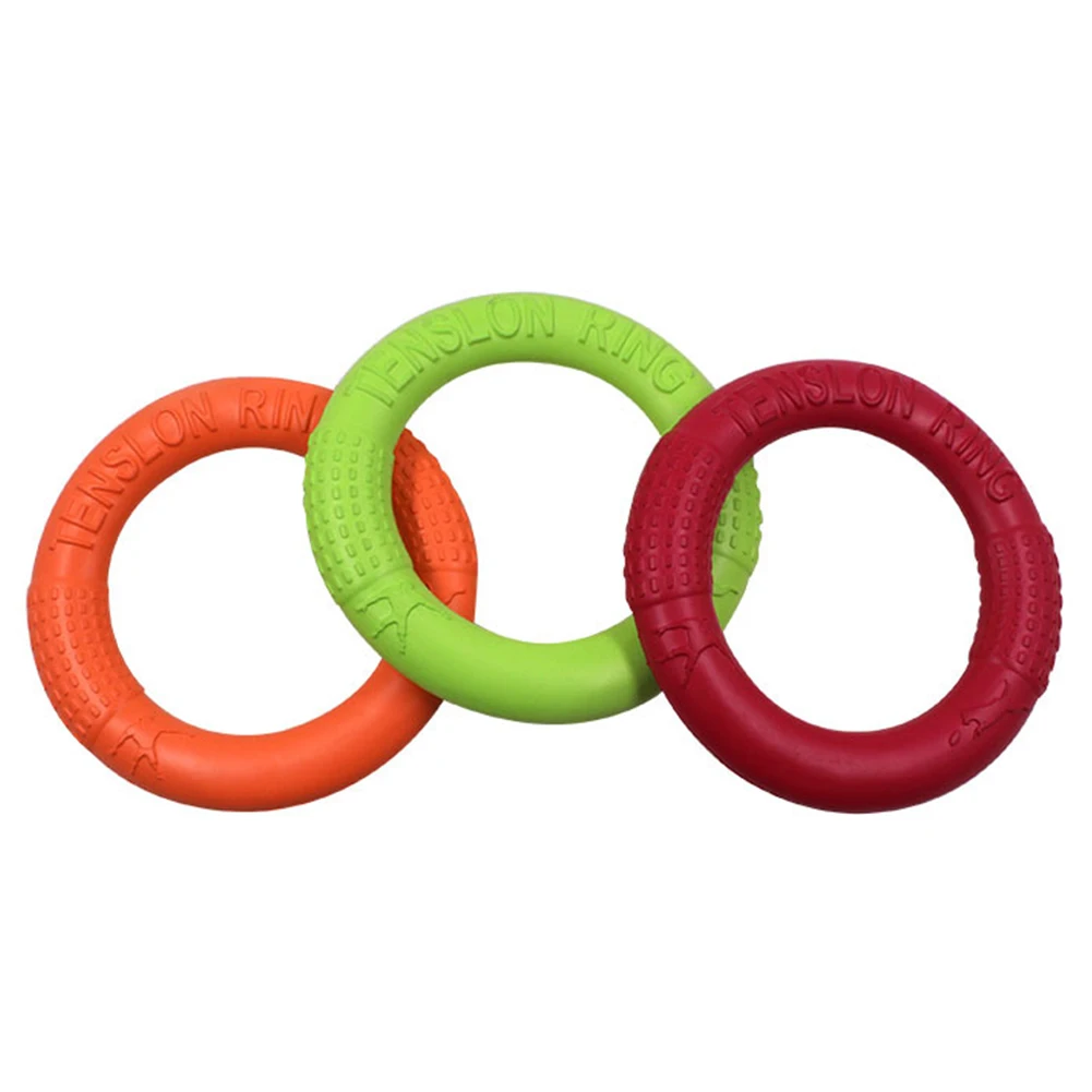 Тренировка круглое обучающее кольцо открытый Летающий диск интерактивный метательный EVA Противоскользящий воды плавающий товары для животных игрушка мягкая собака
