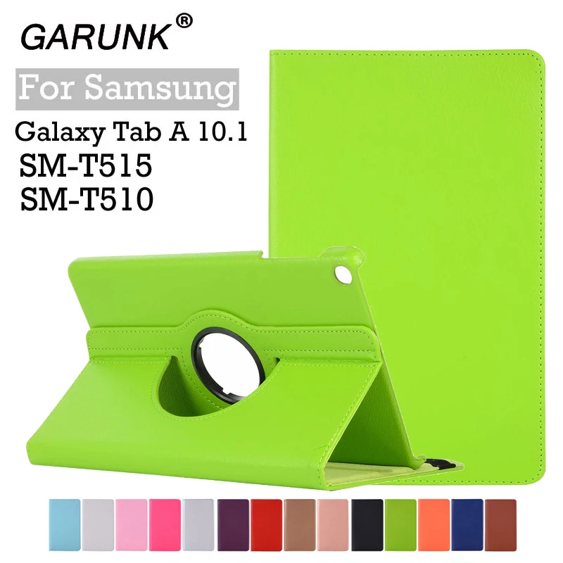 Чехол для samsung Galaxy Tab A 10 1 2019 T510 T515 SM вращающийся чехол планшета Funda чехол|Чехлы