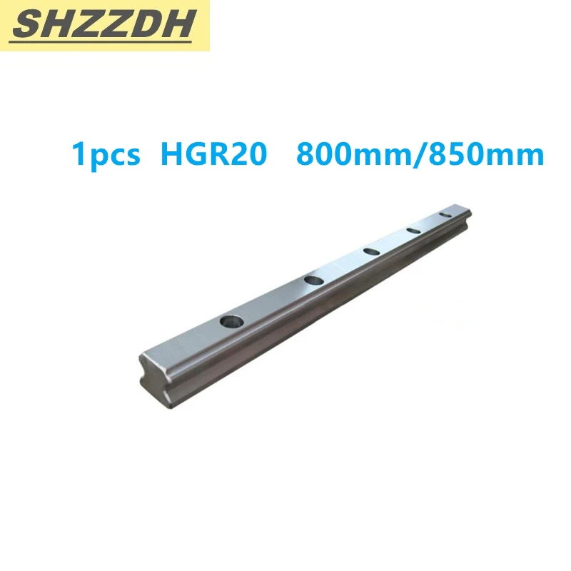 HGR 20 길이 1 개 800mm 850mm 정밀 선형 가이드 레일, HGH20CA/HGW20CC 슬라이더 CNC 조각 기계 ...