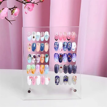 

Nail Color Chart Display, Detachable Nail Color Display Chartbook Nail Polish Gel Color Display Card Nail Art Showing Board Beau