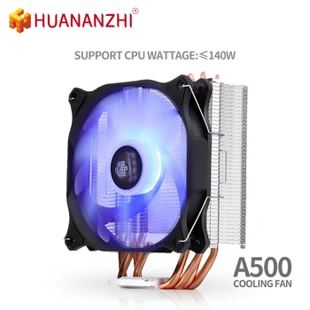 

HUANANZHI A400/A500 2/4 Copper Heat Pipe LED CPU Cooler Cooling Fan Radiator Quiet SINGLE/Dual Fan Cooler Heatsink