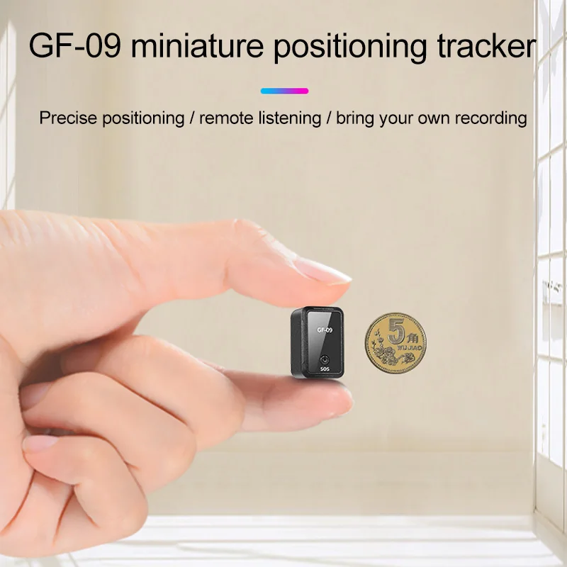 

GF-09 APP Control Anti-Theft Device Locator Mini Portable Voice Recorder GPS Hi 888