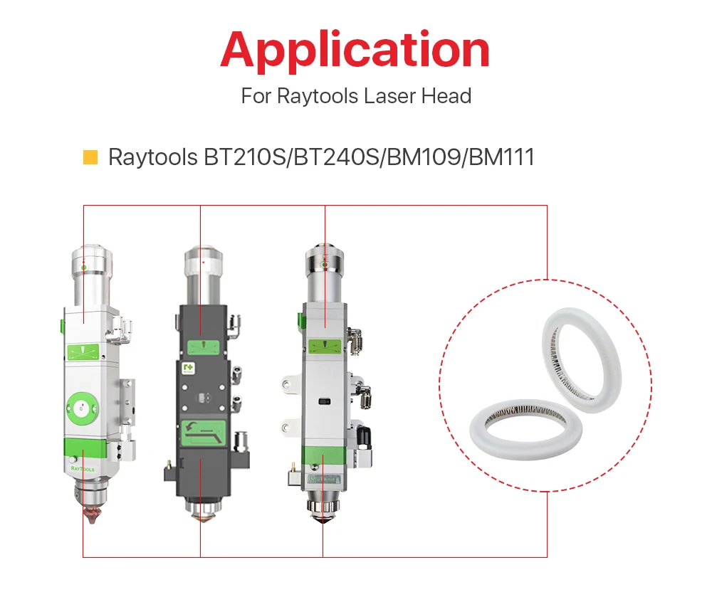 ultrarayc raytools anel de vedação janelas proteção usado selo da mola para raytools