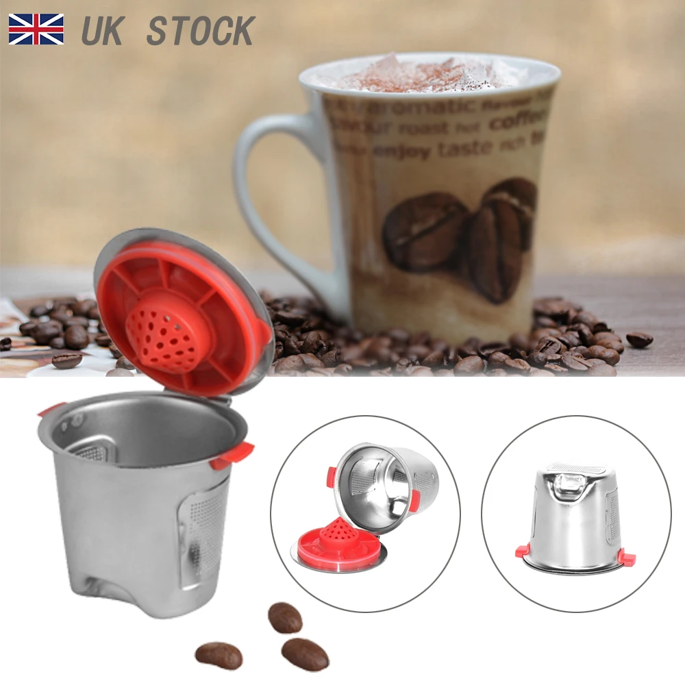 

Reusable Refillable Coffee Capsule Filters For Nespresso Refillable Filter Baskets Pod Soft Taste Sweet