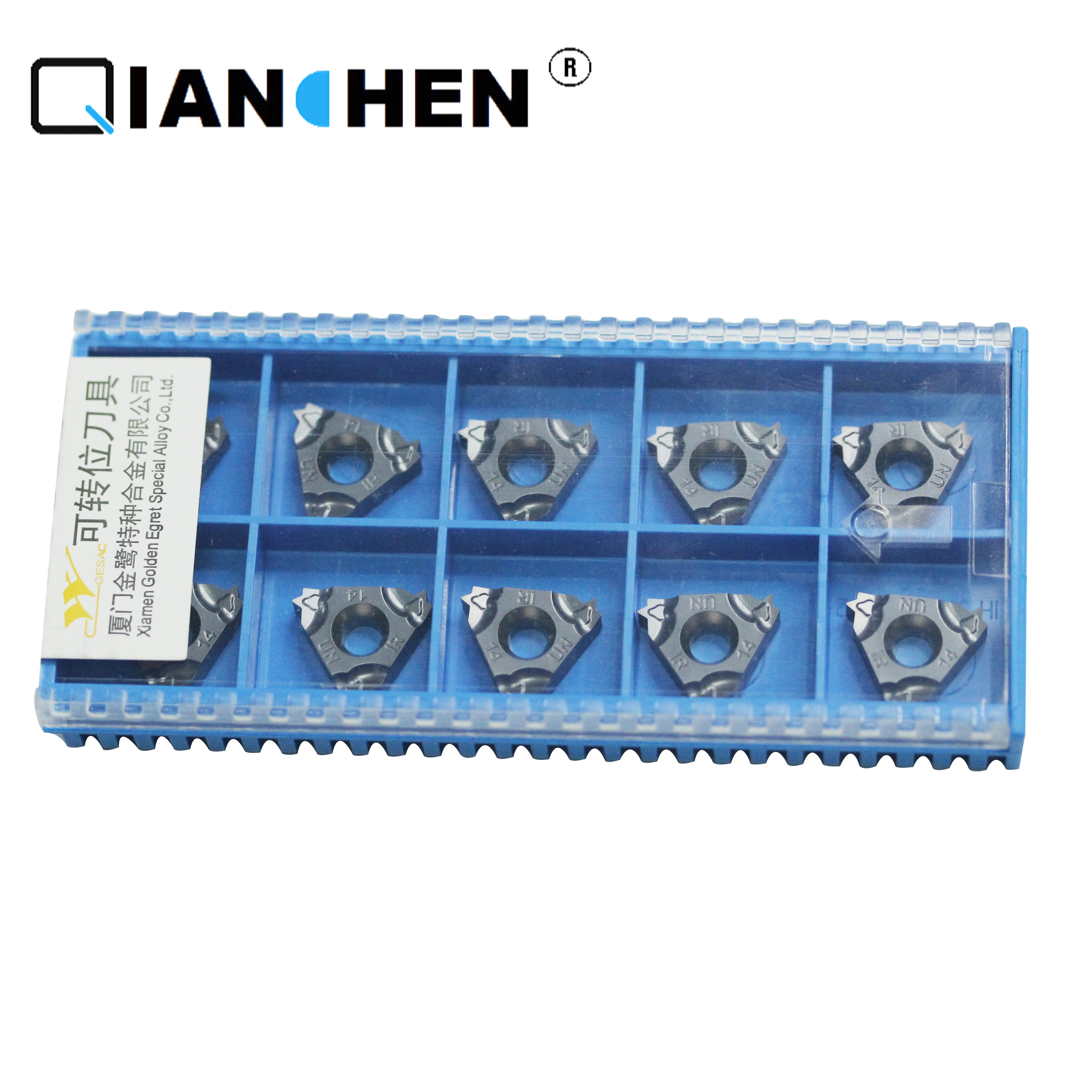 10 шт. высокое качество твердосплавный ЧПУ вставка жескач 16IR12W-TC GM3225 16IR14UN-TC GM3225 16IR14W-TC GM3225 Токарные Пластины