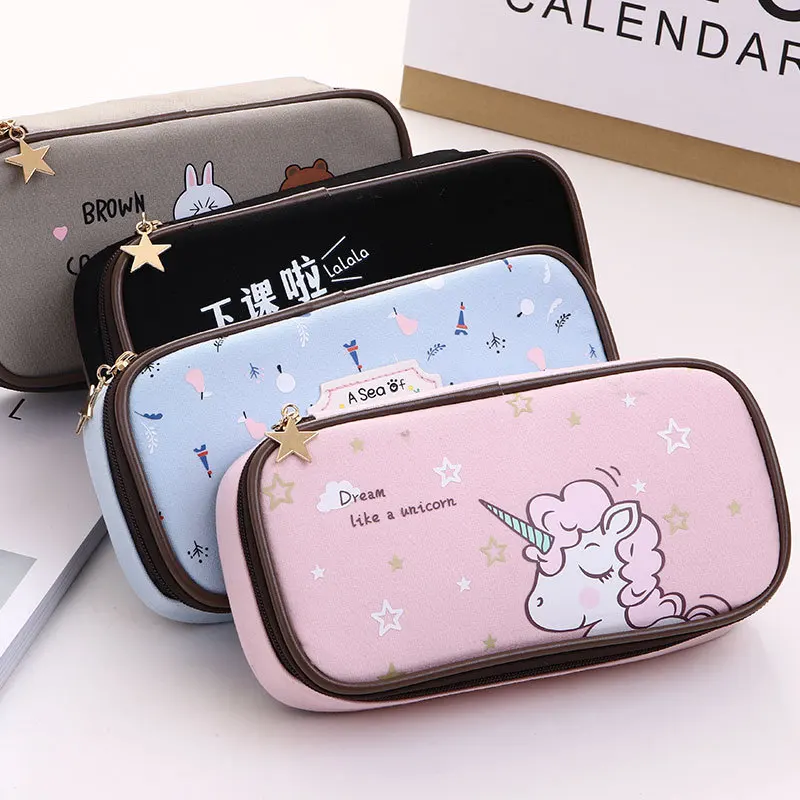 

Large Capacity Stationery Unicorn Pencil Case Pen Simple Storage Bag Stationery Bag Student Pencil Case Multifunctional Bag