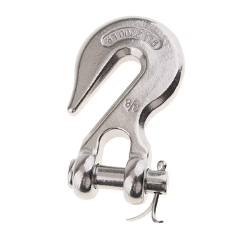 

316 Stainless Steel Hardware 3/8 Inch Clevis Grab Slip Hook Lifting Chain Rigging