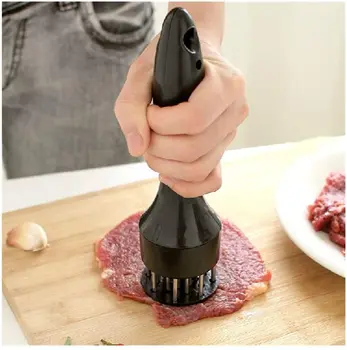 

Profession Meat Meat Tenderizer Needle with Stainless Steel Kitchen Tools (Black)