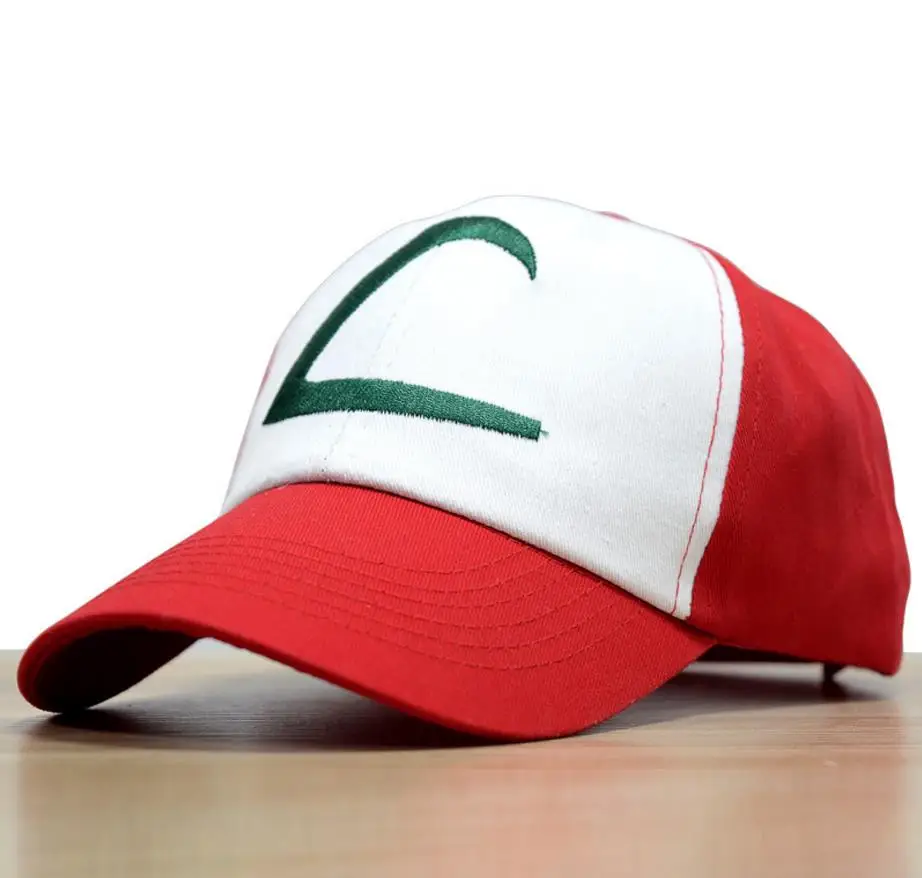 Аниме косплей карманные монстры костюмы шапки Покемон Кепка Ash Ketchum