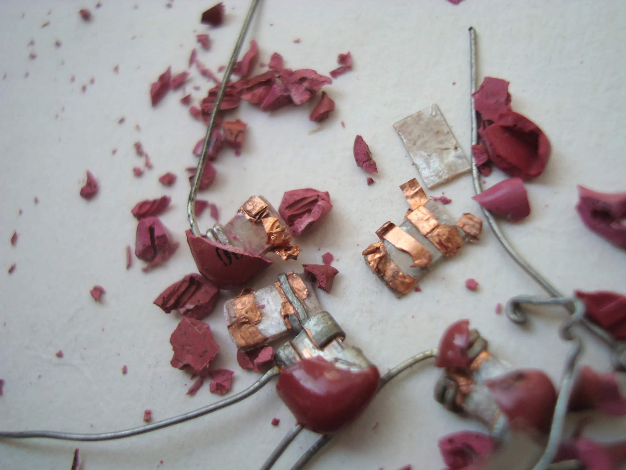 30 шт. Медь пленка серебро слюда постоянной ёмкости универсальный конденсатор 500V