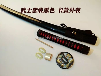 

A Set High Quality HardWood Sheath For Japanese Katana Sword Tsuba HABAKI SEPPA Fitting