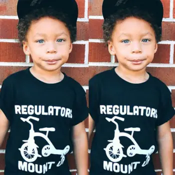 

Cartoon Toddler Kids Boys Girls Short Sleeve Top Tee T-shirt Clothes Outfits