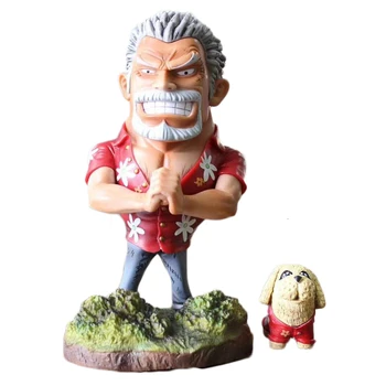 

One Piece GK Monkey D Garp Anime Action Figure 17cm PVC Hawaii State Statue Collection Model Toy Figma Desktop Decoration Gift