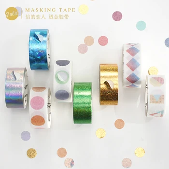 

1 pcs Cartoon Washi Tape DIY Japanese Paper Geometric gradient series Decorative Adhesive Tape/Masking Tape Stickers