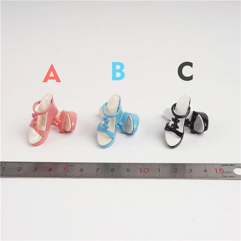 

1/6 Scale Female Figure Accessory AS046 Sandals High Heel Slippers for 12inch Woman Action Figure In stock 3 colors