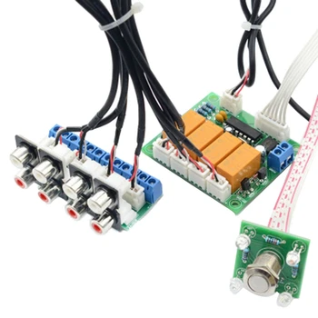 

Relay 4-Way o Input Signal Selector Switching RCA o Input Selection Board(Finished Product)