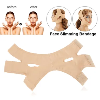 

Facial Lift Thin Face Mask Slimming Bandage Skin Belt Shape Reduce Double Chin Face Mask Thining Band parches para adelgazar
