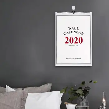 

2020 Yearly Wall calendar Hanging Paper Schedule Daily Schedule Monthly Organizer Hand Drawing 365 Days Annual Planner