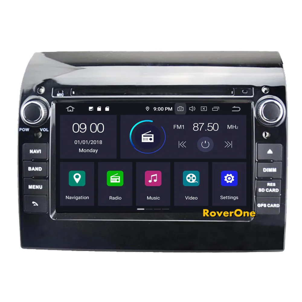 Clearance RoverOne Car Multimedia Player For Fiat Ducato 2009-2015 Android 9.0 4G+64G Octa Core Radio GPS Stereo Bluetooth Head Unit 6