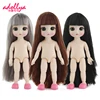 Adollya 16cm BJD Doll Nude Body Ball Jointed Swivel Doll 3D Eyes 13 Moveable Joints Body Make-up Princess 1/12 BJD Dolls 1