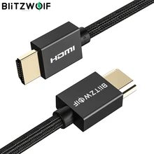 BlitzWolf BW-HDC1 HDMI кабель видео кабели Позолоченные высокой четкости 4 к 60 Гц HD 3D кабель для HD ТВ сплиттер коммутатор для ПК ТВ