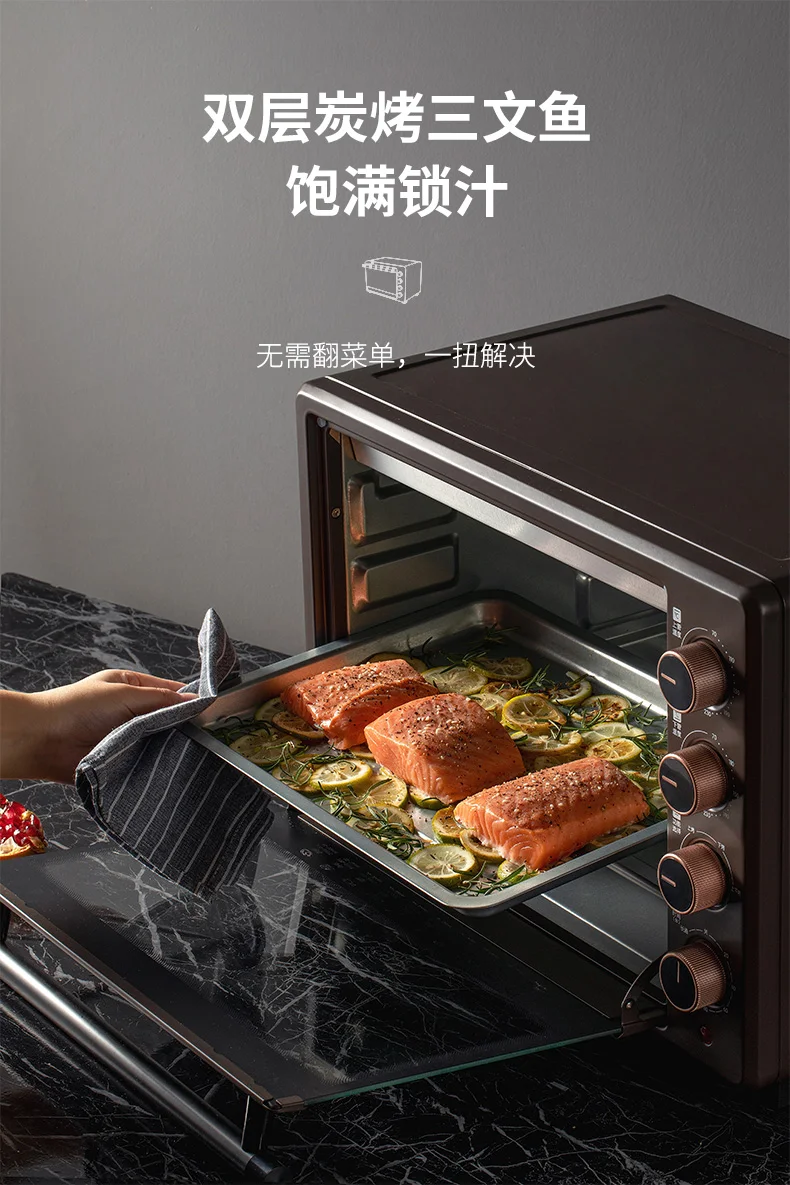 Electric Oven38l Litre Household Baking Small Oven Multi-functional  Automatic Bread Cake Large Capacity Portable Microwave Oven - Microwave  Ovens - AliExpress