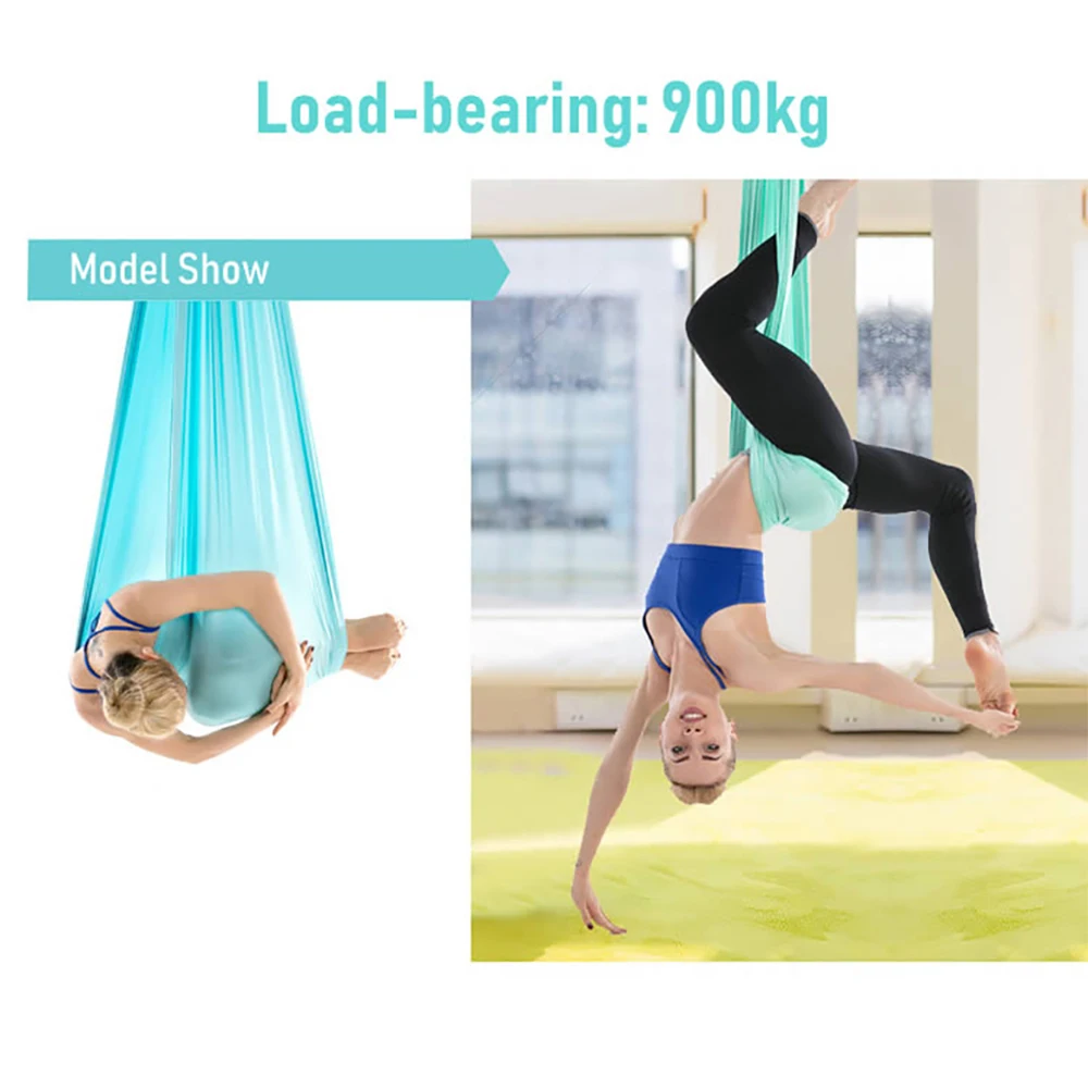 19 Color Aerial Yoga Hammock Silk 4/5/6/7*2.8M Yoga Flying Swing for Anti-gravity Yoga Inversions Yoga Sling