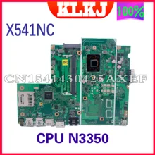 X541NC placa base de Computadora Portátil para ASUS X541NC A541N R541N F541N A541NC portátil placa base placa principal, CPU N3350 100% prueba OKK N3350