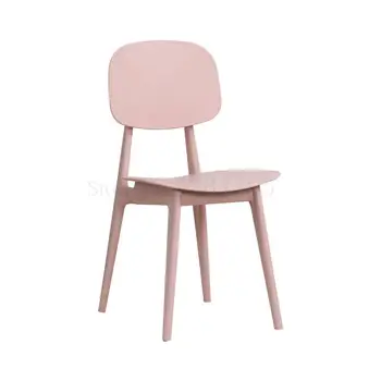 

Contemporary And Contracted Household Plastic Stool Nordic Web Celebrity Ins Wind Girl Room Chair Bedroom Chair Back Of A Chair/