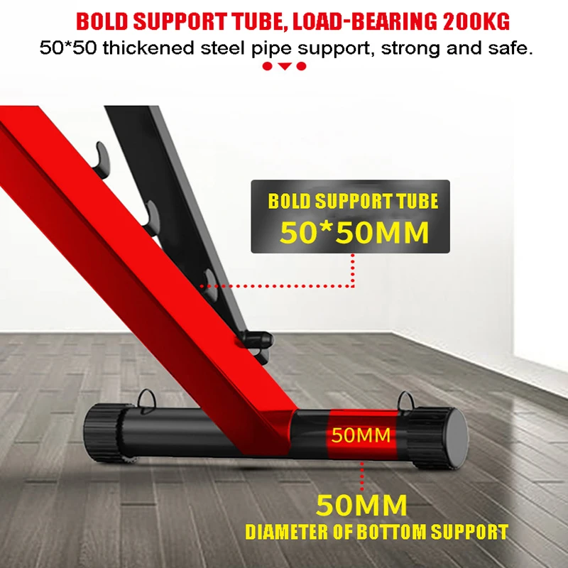 Dumbbell bench fitness chair multifunctional supine board home bench press weightlifting equipment muscle flat muscl