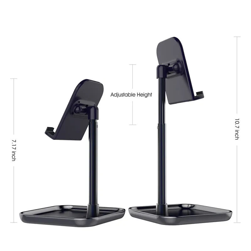 LINGCHEN Desktop Phone Stand for iPhone X XS MAX iPad Universal Mobile Tablet Phone Holder Desk For