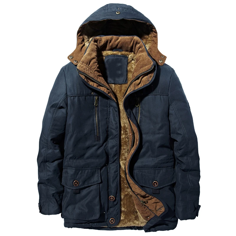 Military Style Winter Hooded Coats 