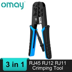 OMAY – pince à sertir RJ45, outil de sertissage RJ11, réseau Ethernet, câble LAN, pince à dénuder pour 6P 8P RJ 11/RJ 12 rj 45 
