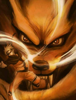 

Colorful Anime Naruto Digital Anime Manga Scroll Poster Wall Art Print Decor,50 x 70 cm,No Frame