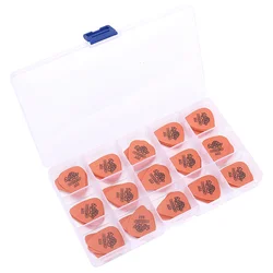 Premium Guitar Picks Set with Case - Assorted Thickness 0.5mm-1.14mm (50 & 100 Pieces) (100pcs 0.6mm)