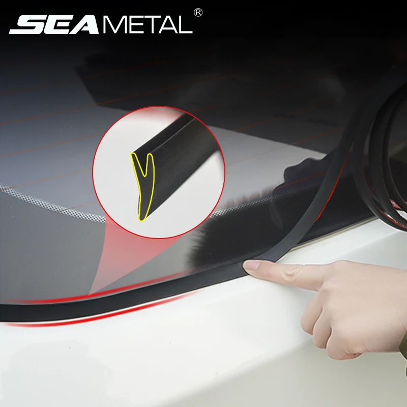 Waterproof Rubber Car Window Seal Strips Auto Windshield Gap Sealing