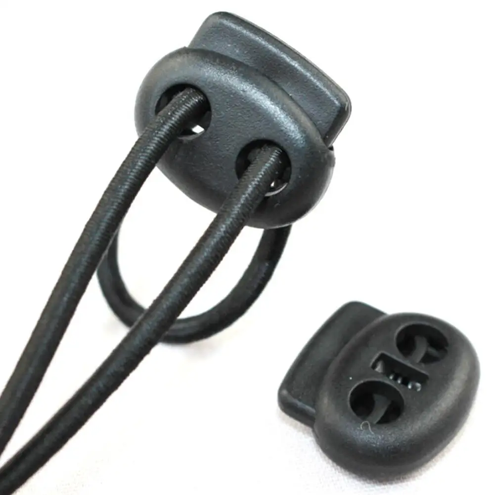 Shoelace Buckles Elastic Shoe Lace 10PCS Shoelace Buckle Rope Clamp Cord Lock Stopper Run Sports Clips