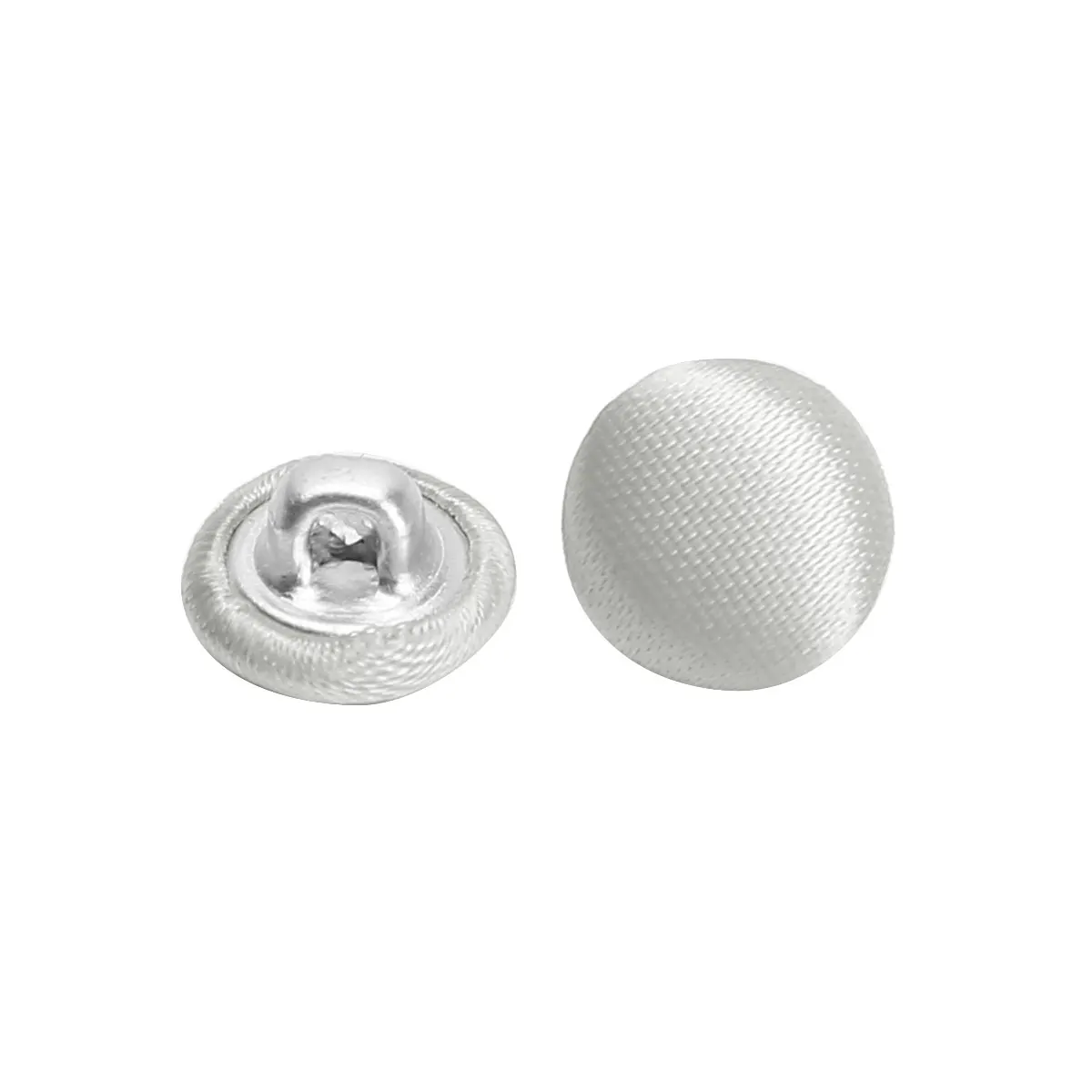 20 10mm Botones DIY Smooth Satin Covered Metal Shank Buttons US Stock Sewing Fasteners for Tuxedo Suits Bridal Gowns Decoration 3