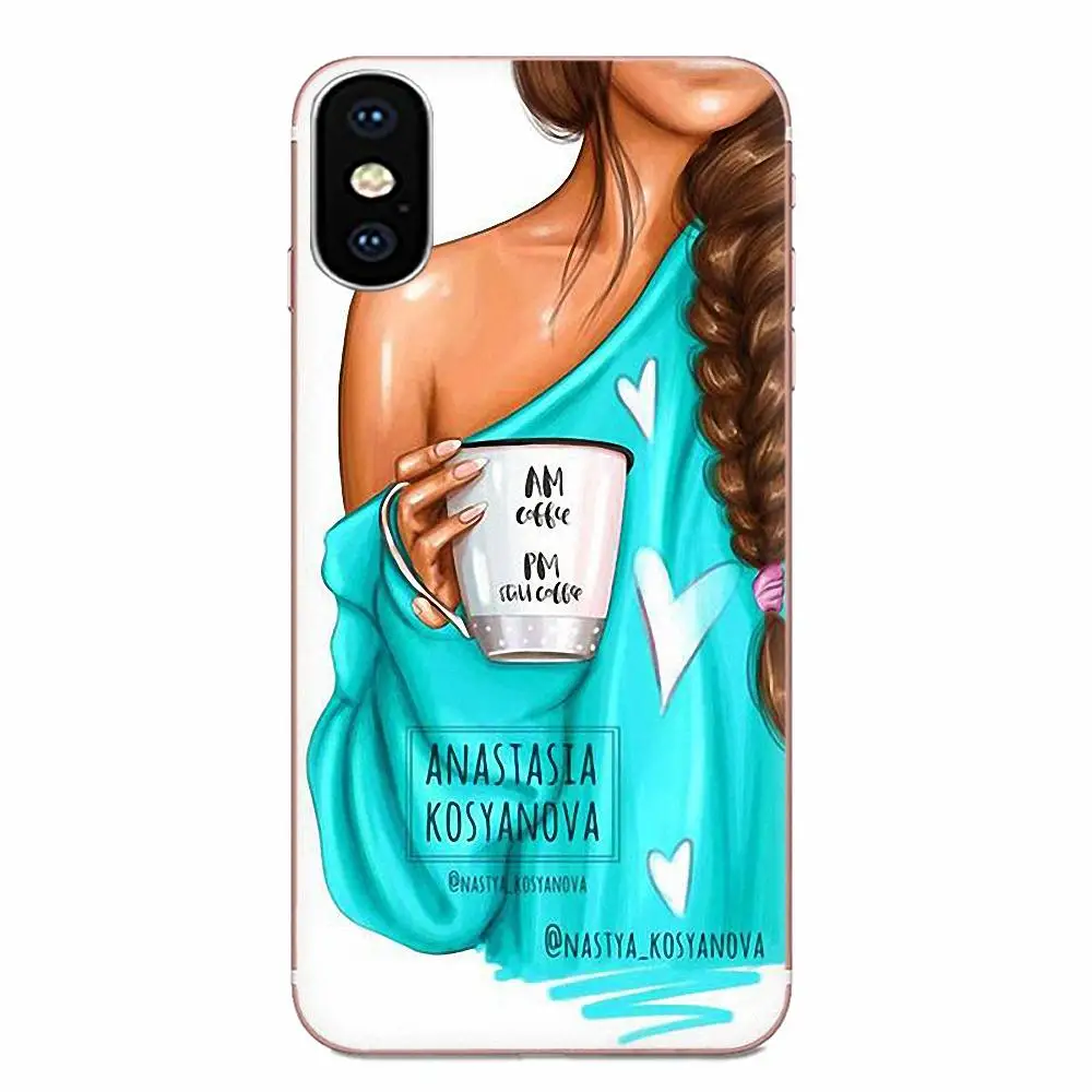 Красивая Гриль и но во-первых Кофе для Huawei Honor 4C 5A 5C 5X6 6A 6X7 7A 7C 7X8 8C 8S 9 10 10i 20 20i Lite рro - Цвет: as picture