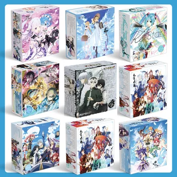 

New Japanese Anime Naruto One Piece Comic Set Water Cup Postcard Sticker Poster Gift Luxury Gift Box Anime Around